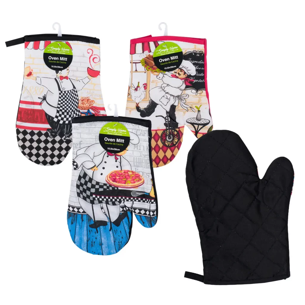 Simply Home Oven Mitt- 10.5"- 3 Assortment 74285