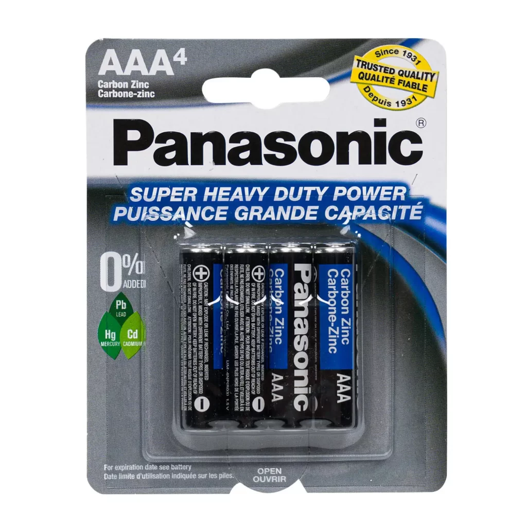 Panasonic AAA Battery 4-pack 78833