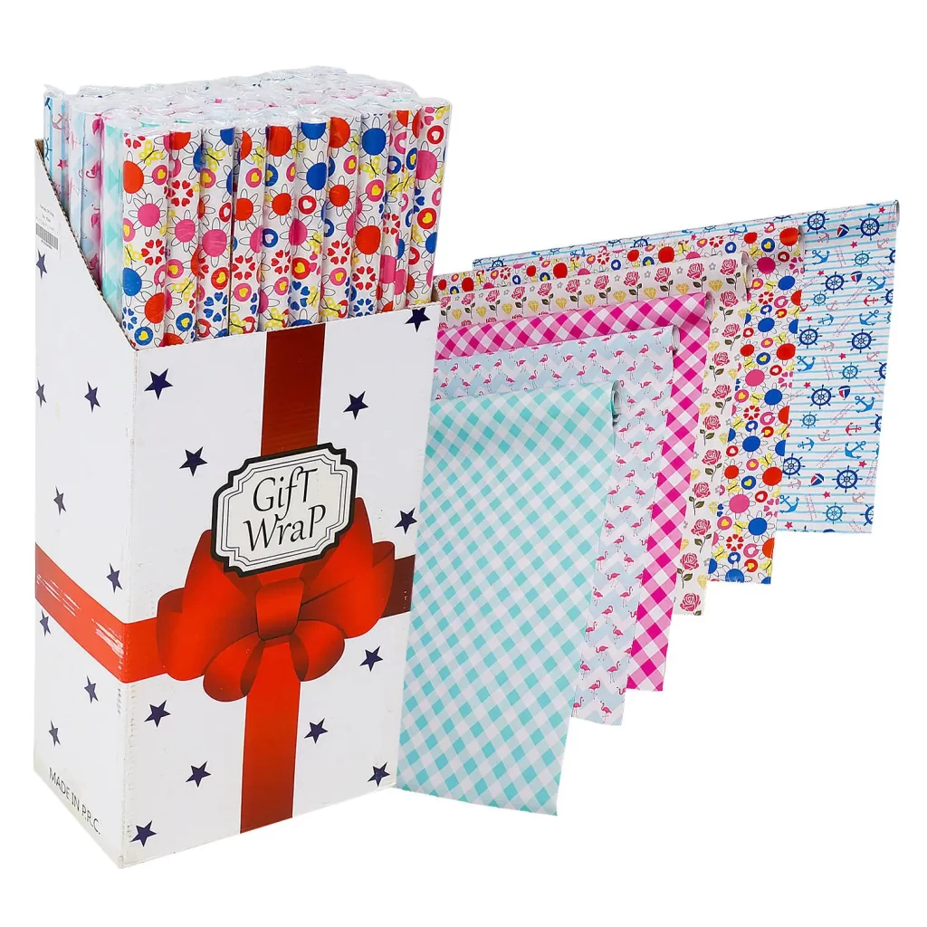 Gift Wrap- 20 Sq. Ft.- 6 Assortments 44950