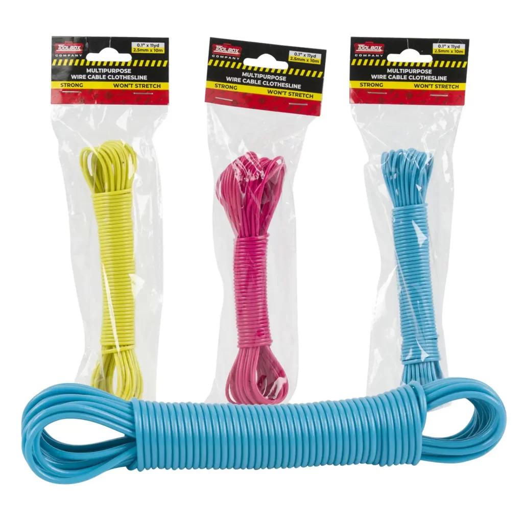 Clothes Line- 33ft- Assorted Colors 70965