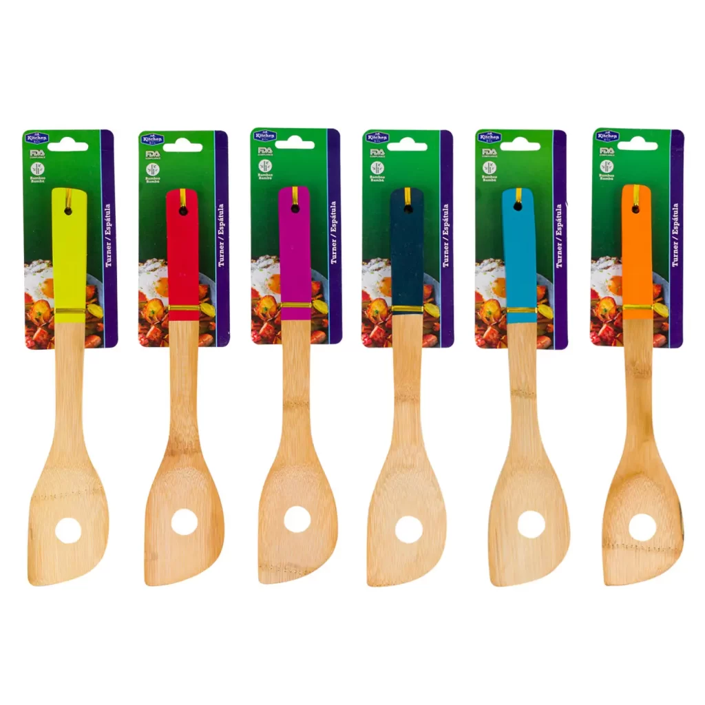 Kitchen and Co Bamboo Turner- 11.8"- Assorted 41353