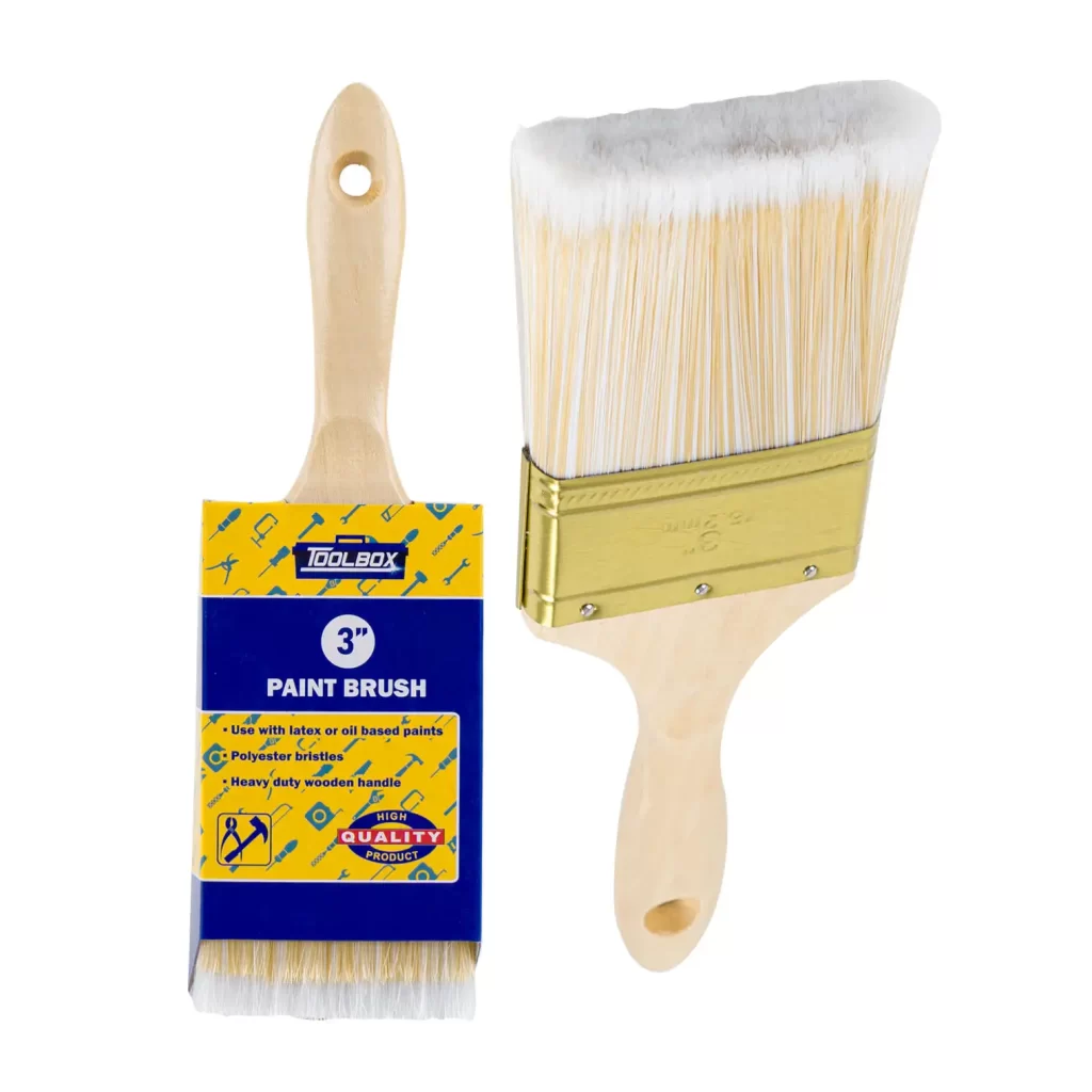 Deluxe Paintbrush with Wooden Handle - 3"H 96836