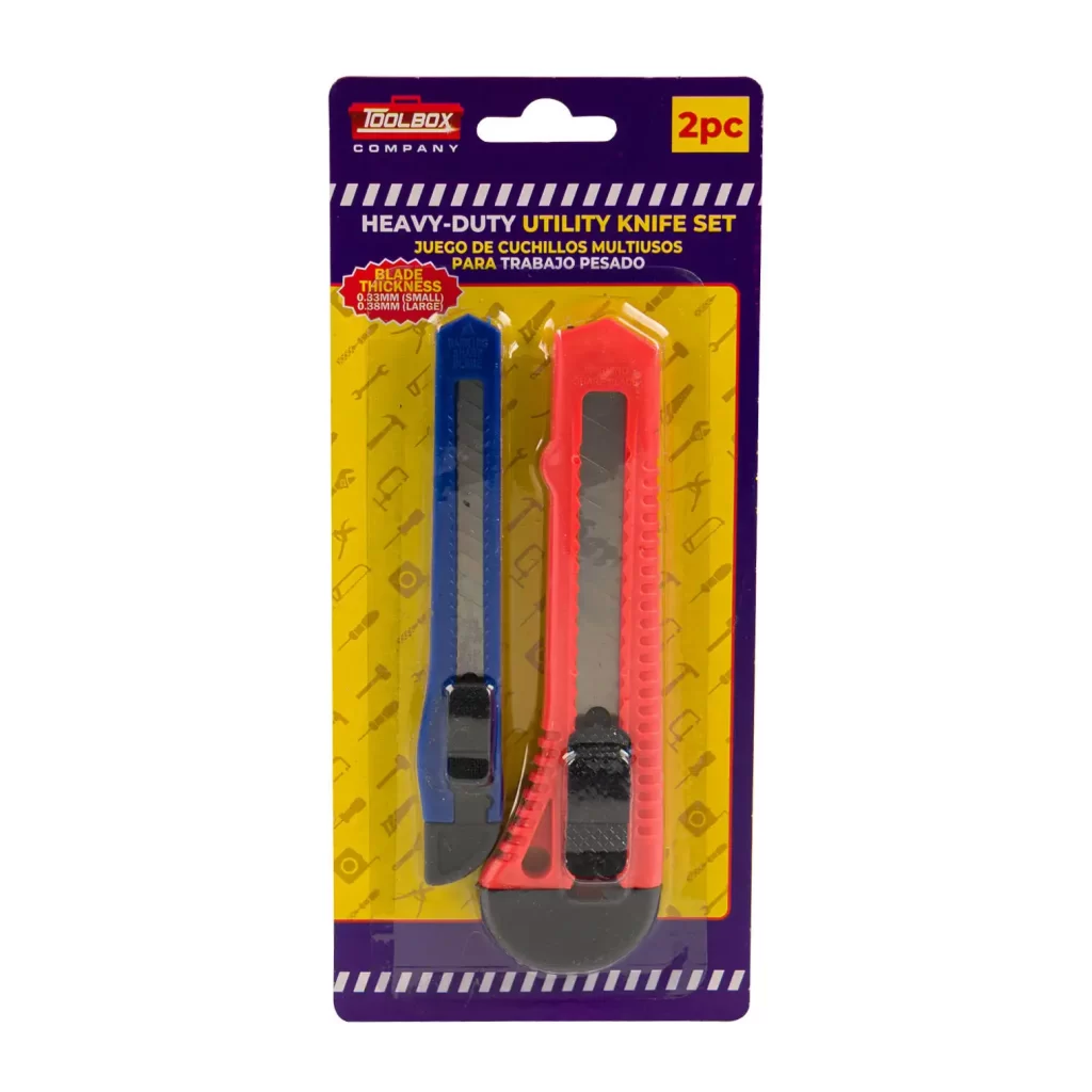 2pc Utility Knife- 6"/ 5"- 2 Assortments 70988