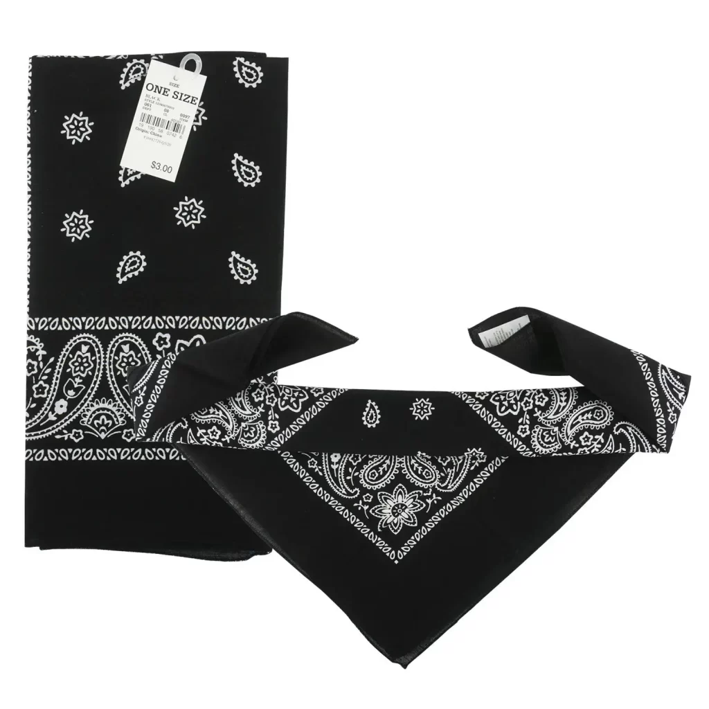 Paisley Bandana- Black 35442