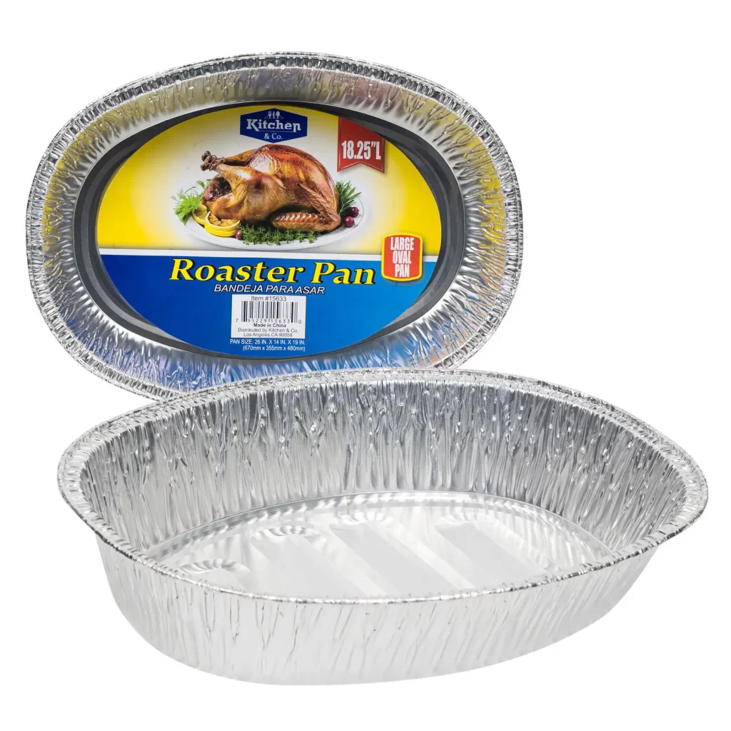 Oval Deep Foil Roaster Pan - 18.25"L 15633