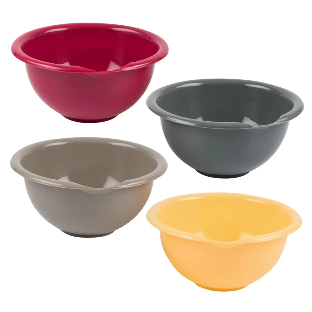 Plastic Mixing Bowl- 7.5" D- 4 Assortments 71636