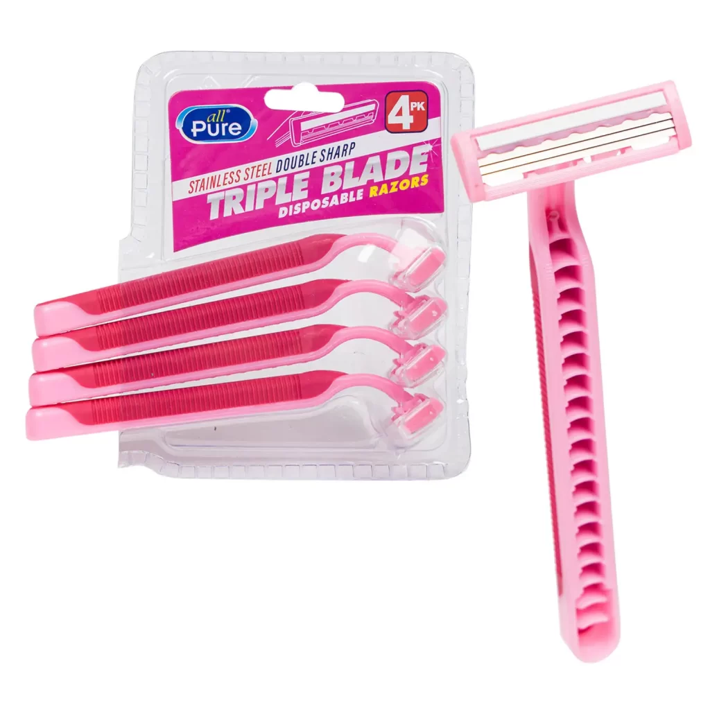 RAZOR,4pkTRIPLE BLADE LADIES 56669