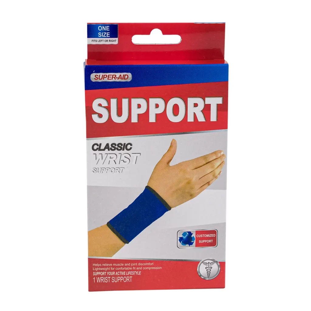 Super-Aid Wrist Support Band- Blue 76237