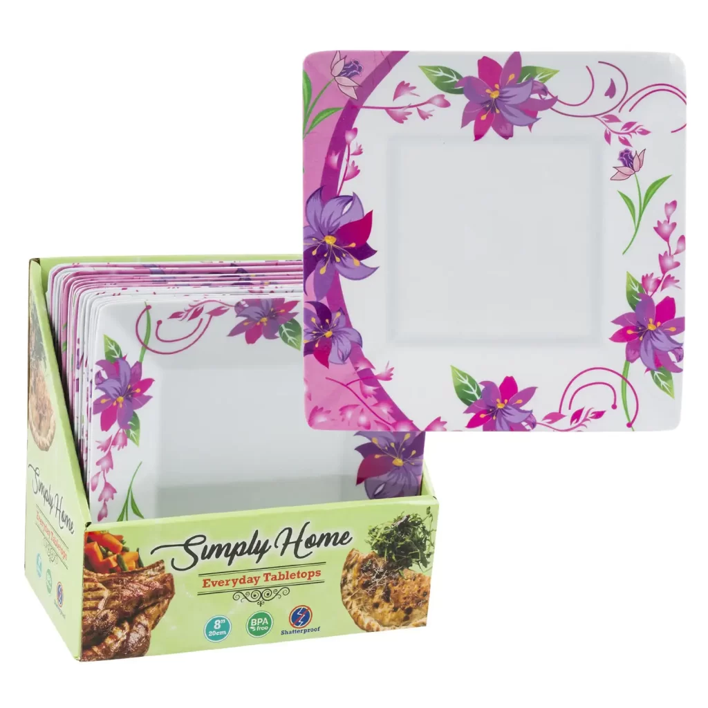 Simply Home Square Dessert Plate- 8" 39817