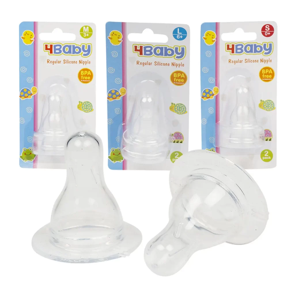 2 Pack Regular Silicone Nipple 24695