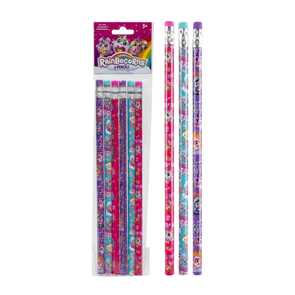 Zuru Rainbocorn 6ct Pencil- 9.75" 91610