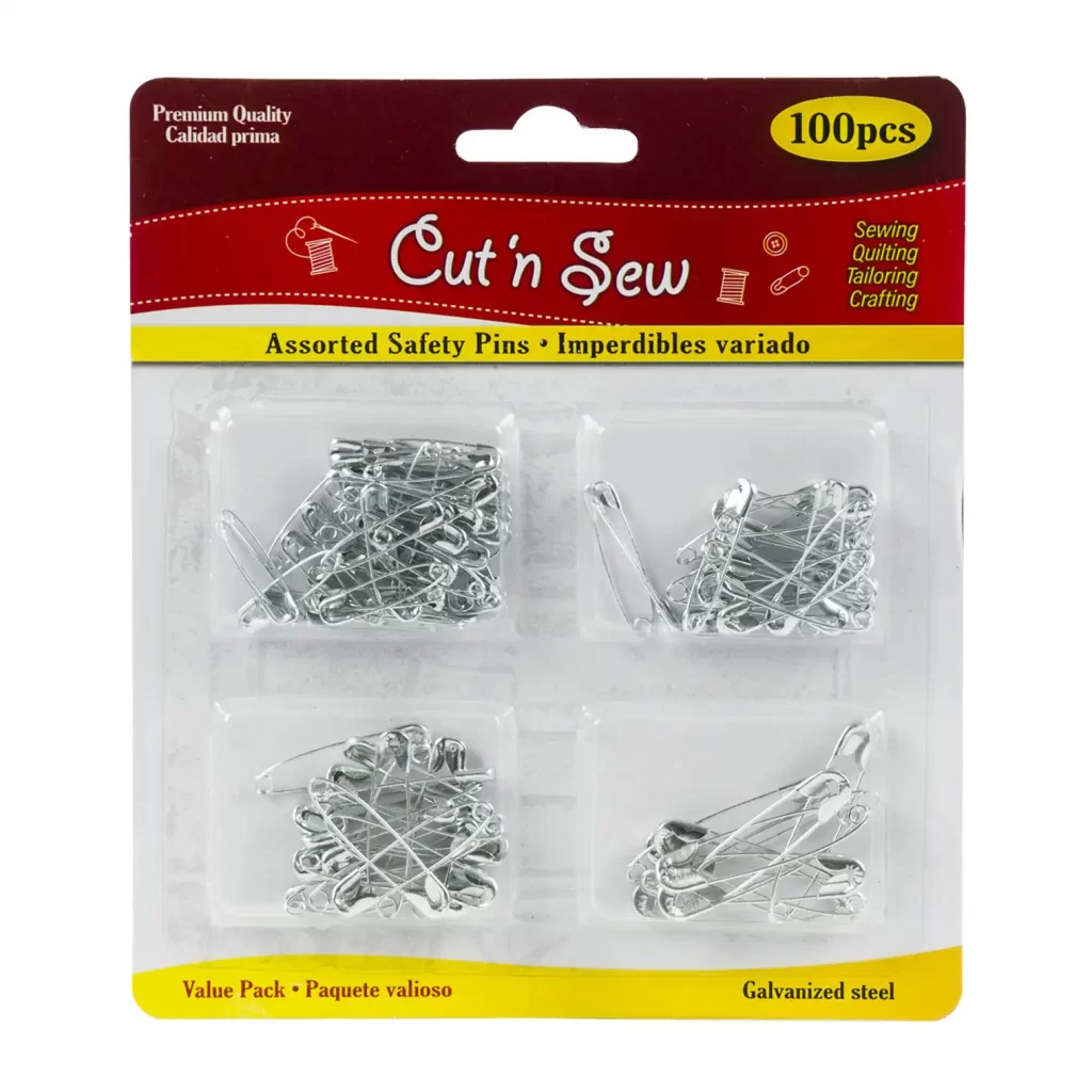 100pc Safety Pins Sewing Kit 56163