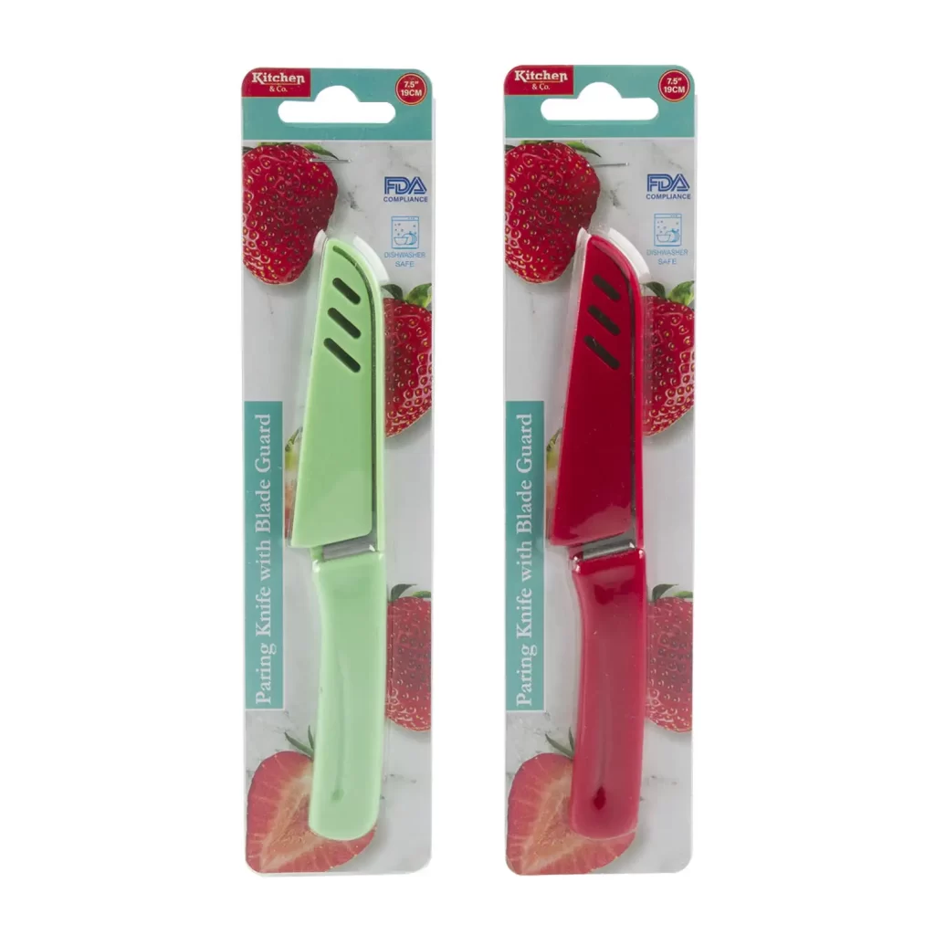 Kitchen Knive- 7.5"- 2 Assorted Colors 62584