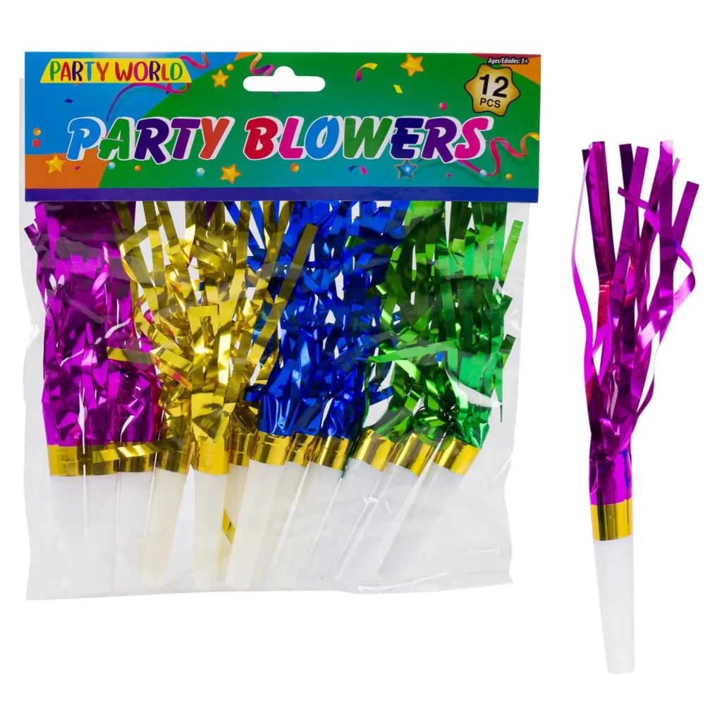 12pc Party Blowers- 2" 71257