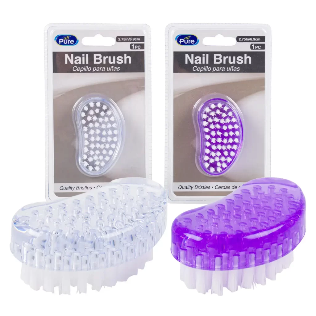 All Pure Nail Brush- 2.75"- 2 Assorted Colors 42460