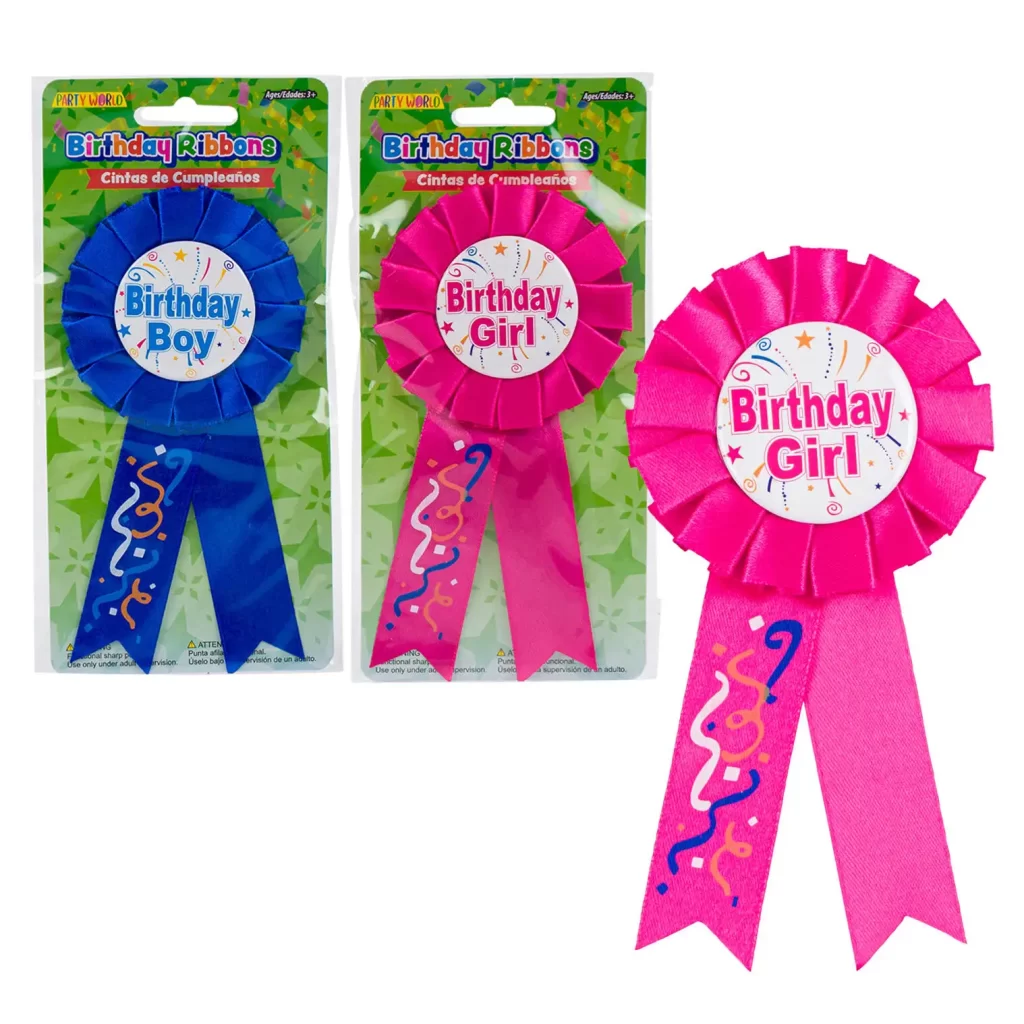 Birthday Badge- 6"- 2 Assortments 71284